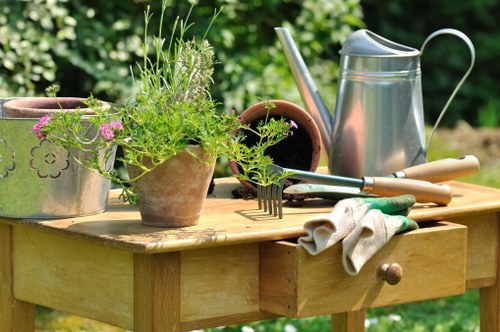 Reliable gardeners in Collier Row caring for a well-kept garden